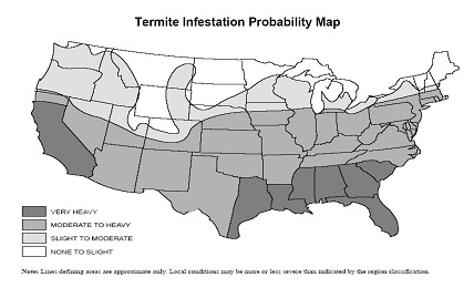Termite Map US